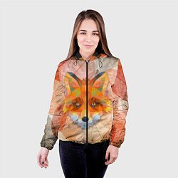 Куртка с капюшоном женская Fox, цвет: 3D-черный — фото 2