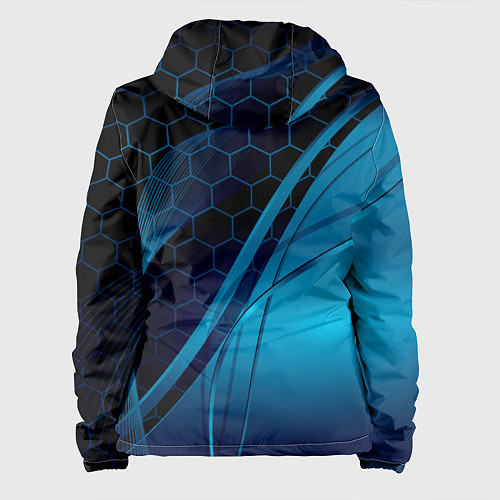 Женская куртка ABSTRACT BLUE / 3D-Черный – фото 2