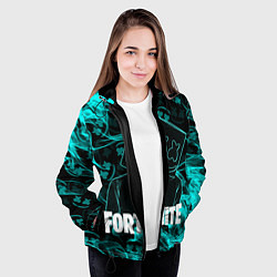 Куртка с капюшоном женская Fortnite Marshmello, цвет: 3D-черный — фото 2