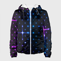 Куртка с капюшоном женская STAR NEON, цвет: 3D-белый