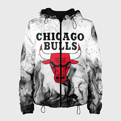 Куртка с капюшоном женская CHICAGO BULLS, цвет: 3D-черный