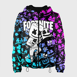 Куртка с капюшоном женская FORTNITE x MARSHMELLO, цвет: 3D-черный