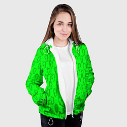 Куртка с капюшоном женская BILLIE EILISH, цвет: 3D-белый — фото 2