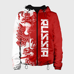 Куртка с капюшоном женская Russia, цвет: 3D-черный