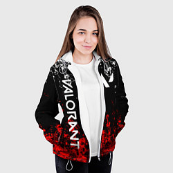 Куртка с капюшоном женская VALORANT, цвет: 3D-белый — фото 2
