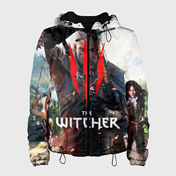 Куртка с капюшоном женская The Witcher, цвет: 3D-черный