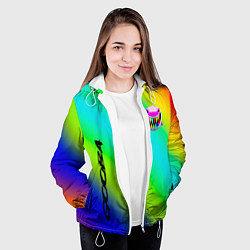 Куртка с капюшоном женская 6IX9INE, цвет: 3D-белый — фото 2