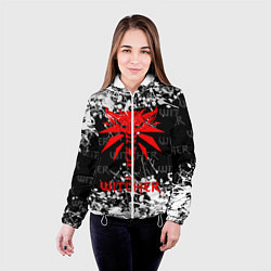 Куртка с капюшоном женская The Witcher, цвет: 3D-белый — фото 2