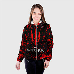 Куртка с капюшоном женская The Witcher, цвет: 3D-белый — фото 2