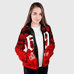 Куртка с капюшоном женская 6ix9ine, цвет: 3D-черный — фото 2