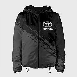Куртка с капюшоном женская TOYOTA, цвет: 3D-черный