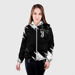 Куртка с капюшоном женская JUVENTUS, цвет: 3D-белый — фото 2