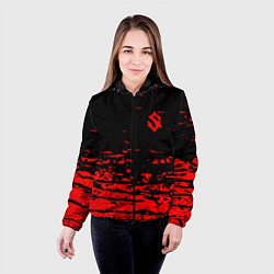 Куртка с капюшоном женская Sabaton, цвет: 3D-черный — фото 2