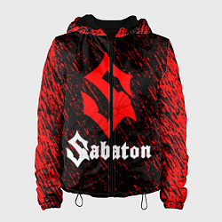 Куртка с капюшоном женская Sabaton, цвет: 3D-черный