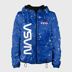 Куртка с капюшоном женская NASA НАСА, цвет: 3D-черный