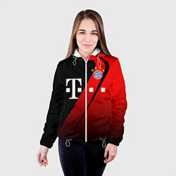 Куртка с капюшоном женская FC Bayern Munchen Форма, цвет: 3D-белый — фото 2