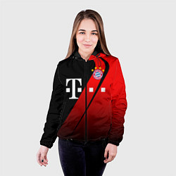 Куртка с капюшоном женская FC Bayern Munchen Форма, цвет: 3D-черный — фото 2