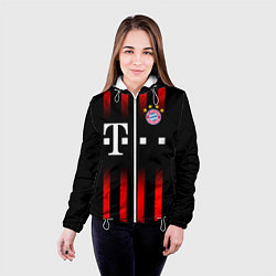 Куртка с капюшоном женская FC Bayern Munchen, цвет: 3D-белый — фото 2