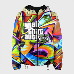 Куртка с капюшоном женская GTA:5, цвет: 3D-черный