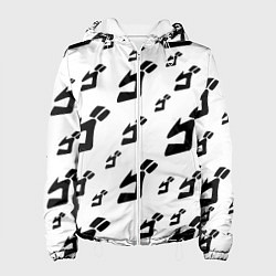 Куртка с капюшоном женская JoJo Bizarre Adventure, цвет: 3D-белый