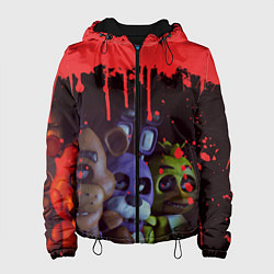 Куртка с капюшоном женская Five Nights At Freddys, цвет: 3D-черный