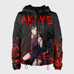 Куртка с капюшоном женская Убийца Акаме, цвет: 3D-черный