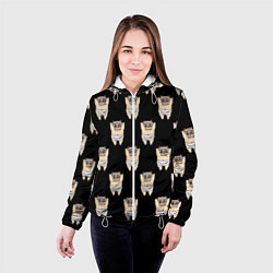 Куртка с капюшоном женская Иноске, цвет: 3D-белый — фото 2