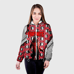 Куртка с капюшоном женская FORTNITE ФОРТНАЙТ, цвет: 3D-белый — фото 2