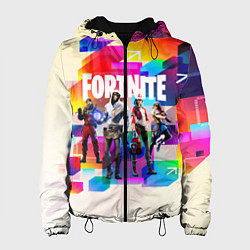 Куртка с капюшоном женская FORTNITE, цвет: 3D-черный