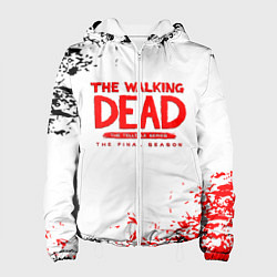 Куртка с капюшоном женская Ходячие мертвецы, цвет: 3D-белый