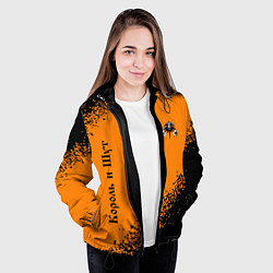 Куртка с капюшоном женская КОРОЛЬ И ШУТ, цвет: 3D-черный — фото 2