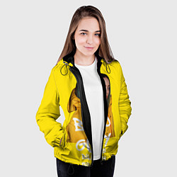 Куртка с капюшоном женская Billie Eilish Билли Айлиш, цвет: 3D-черный — фото 2