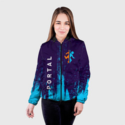 Куртка с капюшоном женская PORTAL ПОРТАЛ, цвет: 3D-черный — фото 2