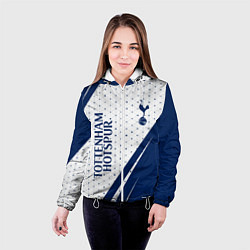 Куртка с капюшоном женская TOTTENHAM HOTSPUR Тоттенхэм, цвет: 3D-белый — фото 2