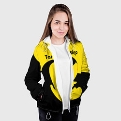 Куртка с капюшоном женская Тарантино, цвет: 3D-белый — фото 2