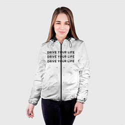 Куртка с капюшоном женская Drive Your Live, цвет: 3D-черный — фото 2