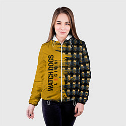 Куртка с капюшоном женская Watch Dogs Legion Skulls, цвет: 3D-белый — фото 2