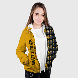 Куртка с капюшоном женская Watch Dogs Legion Skulls, цвет: 3D-белый — фото 2