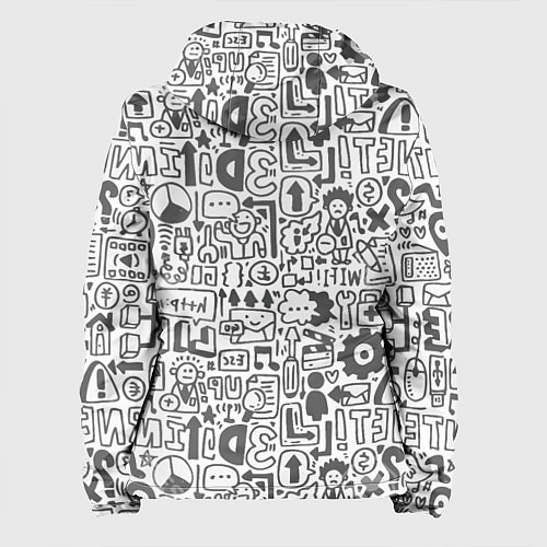 Женская куртка Network Pattern / 3D-Черный – фото 2