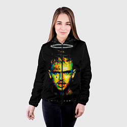 Куртка с капюшоном женская LIL PEEP, цвет: 3D-черный — фото 2