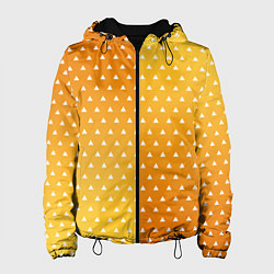 Куртка с капюшоном женская ЗЕНИЦУ КИМОНО, цвет: 3D-черный