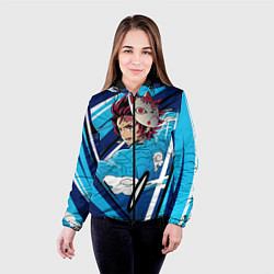 Куртка с капюшоном женская ДЫХАНИЕ ВОДЫ, цвет: 3D-черный — фото 2