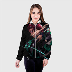 Куртка с капюшоном женская ТАНДЖИРО, цвет: 3D-белый — фото 2