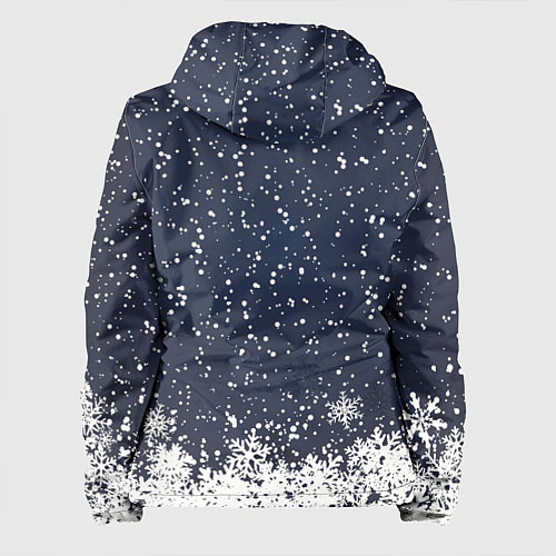 Женская куртка Атмосфера нового года / 3D-Черный – фото 2