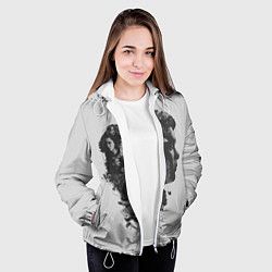 Куртка с капюшоном женская Inception, цвет: 3D-белый — фото 2