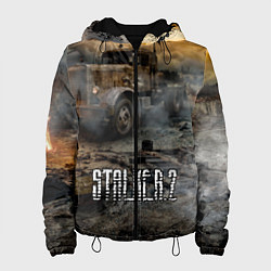 Куртка с капюшоном женская Stalker 2 Мертвый город, цвет: 3D-черный