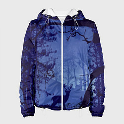 Куртка с капюшоном женская ЛЕС, цвет: 3D-белый