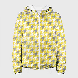 Куртка с капюшоном женская Ultimate Houndstooth, цвет: 3D-белый