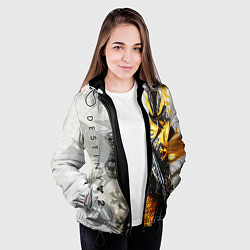 Куртка с капюшоном женская DESTINY, WARLOCK, цвет: 3D-черный — фото 2