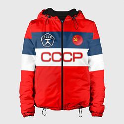 Куртка с капюшоном женская СССР, цвет: 3D-черный